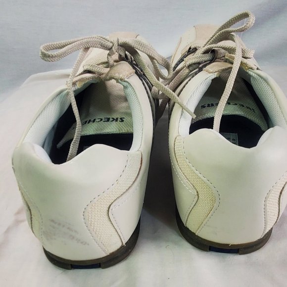 Men's Sketchers Comfort Slip White Sneakers Size 13 - Picture 3 of 6